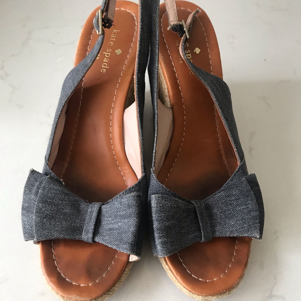 ♠️Kate Spade, Chambray Boardwalk Espadrille